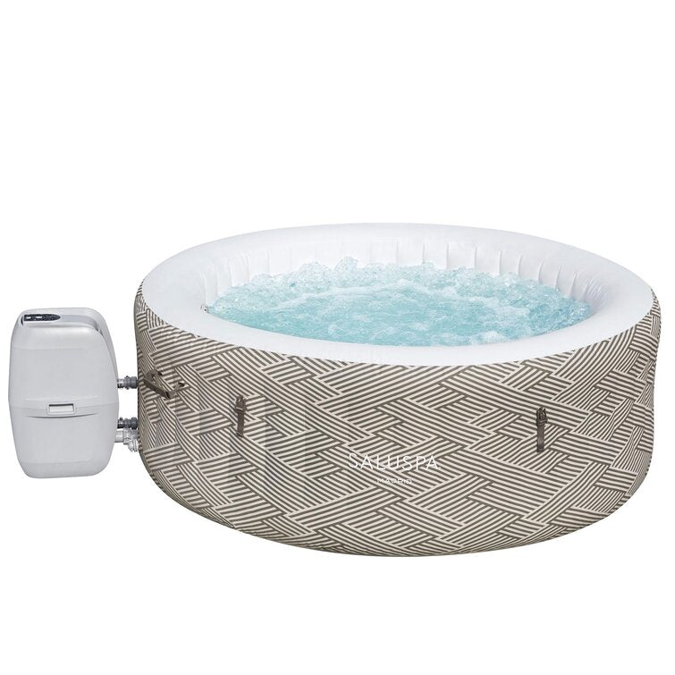 bestway madrid saluspa 4 person inflatable hot tub w 2f 120 airjets 26 app control