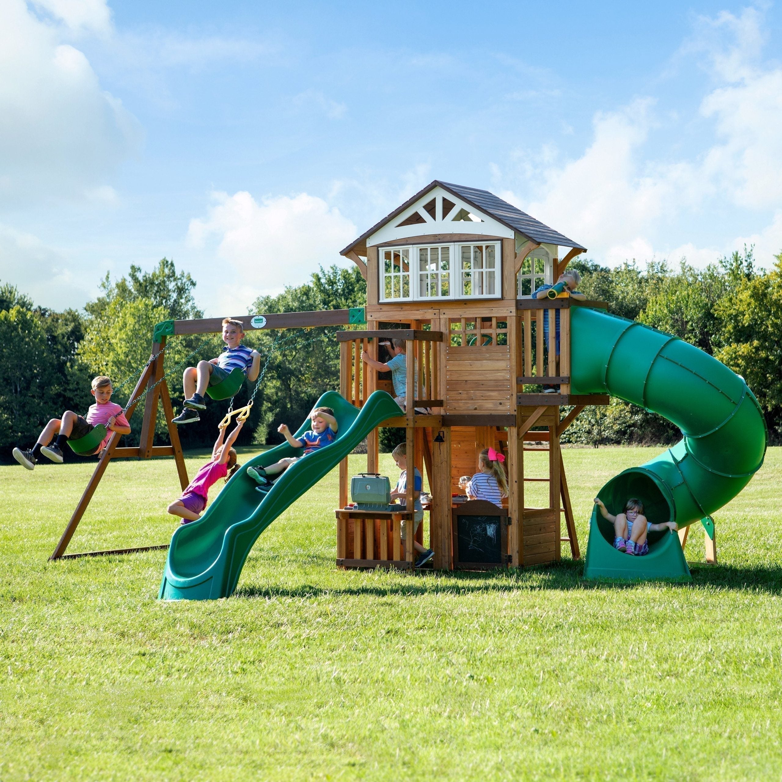 bristol point wooden swing set scaled 1 Bristol-Point-Wooden-Swing-Set