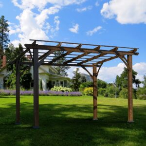 cedar wood pergola